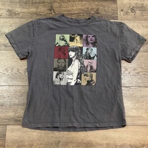 Taylor Swift The Eras Tour 2023 Gray Multicolor T-Shirt - Adult Size XL
